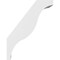 Ekena Millwork 5-in. W x 14-in. D x 18-in. H Funston Architectural Grade PVC Knee Brace BRCP05X14X18FST - alternate 4